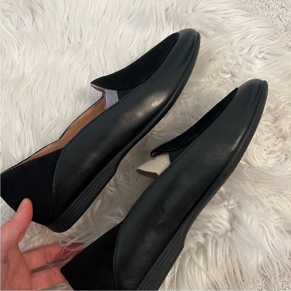 Dansko Black Lace Glazed kid leather loafters - Picture 8 of 13